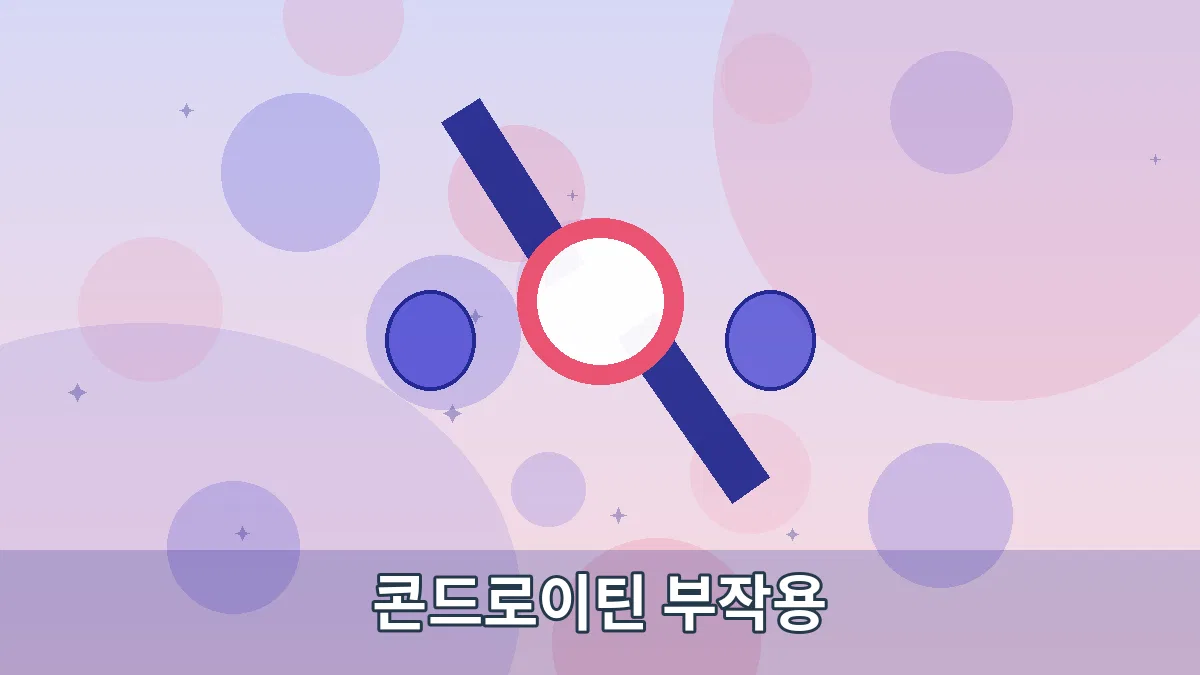 콘드로이틴 부작용 안내 이미지 1