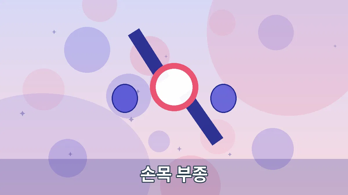 손목 부종 안내 이미지 1