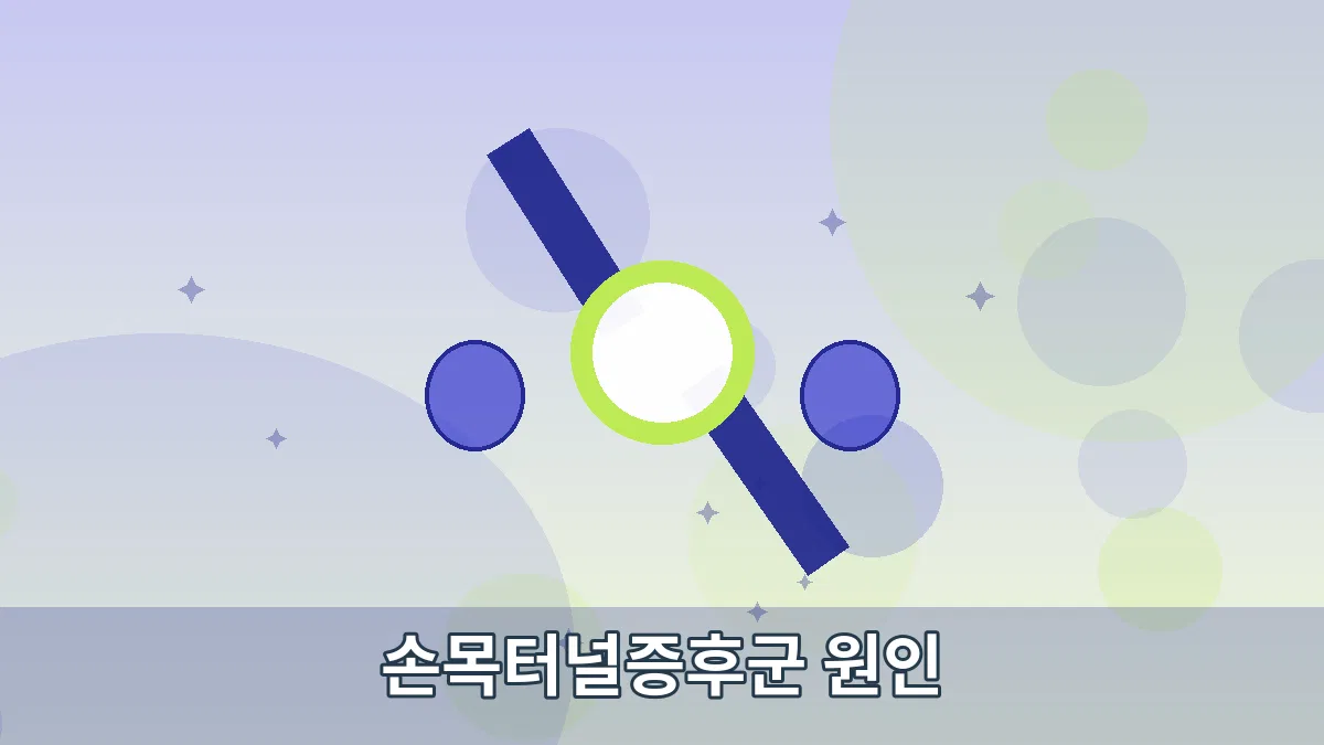 손목터널증후군 원인 안내 이미지 4